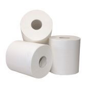 Euro Products Midi Poetspapier Wit 1-laags Cellulose 275 Mtr X 21,5 Cm 275 MTR X 21,5 CM