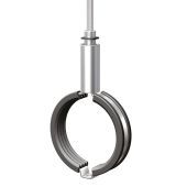 Flamco Ophangstrop  geluiddemp. BKI M6X3/4