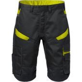 Fristads Korte Broek 2562 Stfp  Zwart/hi-vis Geel C44 ZWART/HI-VIS GEEL C44