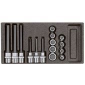 Gedore Dopsleutel-schr.draaiers R22150011 1/2” 1/3 CT-module, 15-dlg