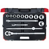 Gedore Dopsleutelset R78004014 3/4”, SW 22-50 mm, 14-dlg