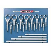 Gedore Opsteekringsleutelset 2 ATM 19-dlg 24-85 mm