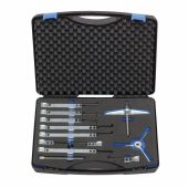 Gedore Trekkerset met 9 haken 1.07/K 130x100/200/250 mm