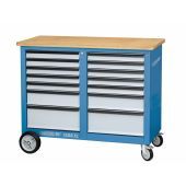 Gedore Verrijdbare werkbank 1506 XL 2810 , 1,25 m breed, met 18 laden