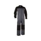 Dassy Werkoverall Cannes PESCO61 Cementgrijs/Zwart Maat L