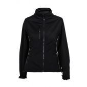 Hydrowear Damessoftshell Riga Zwart Maat 3XL