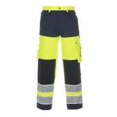 Hydrowear En20471 Broek Idstein Fluor Geel - Marine Maat 66