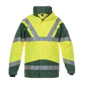 Hydrowear En20471 Parka Pluto Fluor Geel - Groen Maat L