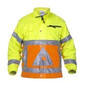 Hydrowear Fleece Florence Fluor Oranje - Fluor Geel Maat S