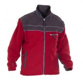 Hydrowear Fleece Kiel Rood - Grijs Maat XXL