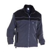 Hydrowear Fleece Kiel Zwart - Grijs Maat M