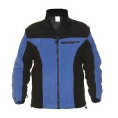 Hydrowear Fleece Kolding Zwart - Korenblauw Maat XXL