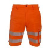 Hydrowear Korte Broek Ommen High Visibility Fluor Oranje Maat 54