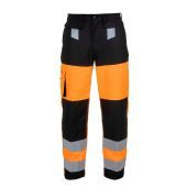 Hydrowear Multinorm Broek Malediven Fluor Oranje - Zwart Maat 58