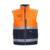 Hydrowear Multinorm Metz Fluor Oranje - Marine Maat XXL