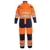 Hydrowear Multinorm Overal Minto Fluor Oranje - Marine Maat 44