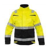 Hydrowear Multinorm Parka Matre Fluor Geel - Zwart Maat 3XL