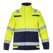 Hydrowear Multinorm Softshell Menorca Fluor Geel - Marine Maat S