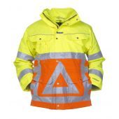Hydrowear Parka Florence Fluor Oranje - Fluor Geel Maat 4XL