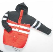 Hydrowear Parka Neukirchen Fluor Oranje - Zwart Maat XXL