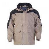 Hydrowear Sns Parka Uitwijk Khaki - Zwart Maat 3XL