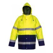 Hydrowear Sns Parka Unna Fluor Geel - Marine Maat XL