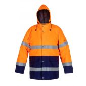 Hydrowear Sns Parka Unna Fluor Oranje - Marine Maat L