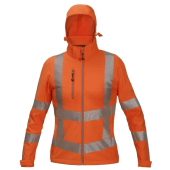 Hydrowear Softshell Jack Tessino RWS Fluor Oranje Maat XS