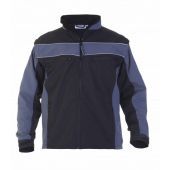 Hydrowear Softshell Rome Zwart - Grijs Maat 4XL