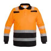 Hydrowear Sweater Tokio Fluor Oranje - Zwart Maat XXL