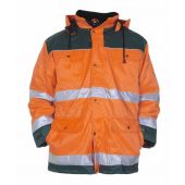 Hydrowear En20471 Parka Lissabon Fluor Oranje - Groen Maat M