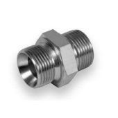RECHTE-DUBBELE-NIPPEL RVS316 1/2" X1/2" BSP 1/2"BSP X 1/2"BSP
