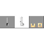 - Groeffrees 3mm Schacht 8 24223-5-03006