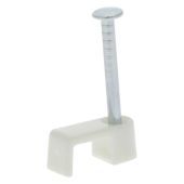 Delftechniek Kabelclip Plat Wit 6MM