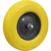 Kelfort Kruiwagenwiel Antilekband Geel met Zwarte Velg