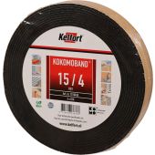 Kelfort Kokomoband Zwart 15X4mm 8 m / 2 ROL