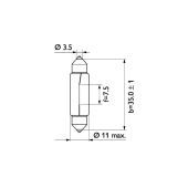 Mann Lamp philips -13854 13854 24V 10W