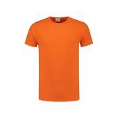 Lemon & Soda T-shirt Ronde hals Oranje mt 3XL Him