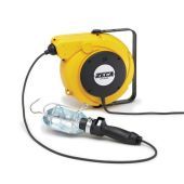 Zeca Looplamphaspel met Korf 14+1,5mtr 230v/60w 5507/T306Geel