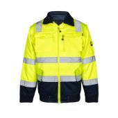 Oxxa Pilotjack Agatha 0962 Geel/Marineblauw Maat M