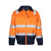 Oxxa Pilotjack Agatha 0962 Oranje/Marineblauw Maat S