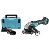 Makita 18 V Haakse slijper 125 mm DGA504RTJ
