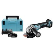 Makita 18 V Haakse slijper 125 mm DGA508RTJ