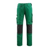 Mascot Broek met kniezakken 12679 Groen/zwart Maat 82C47