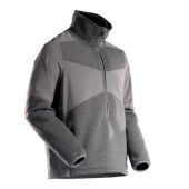 Mascot Fleecetrui met korte rits en voering 22005 Steengrijs Maat XS