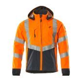 Mascot Hi-Vis Softshell Jack Blackpool 15502-246 Oranje/Marineblauw Mt S