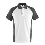 Mascot Poloshirt 50569 Wit/donkerantraciet Maat S