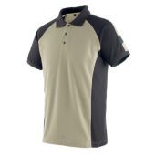 Mascot Poloshirt 50569 Lichtkhaki/zwart Maat XL