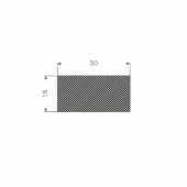 MOSRUBBER RECHTHOEKIG 30X15MM