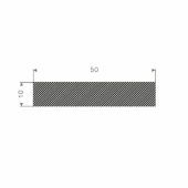 MOSRUBBER RECHTHOEKIG 50X10MM